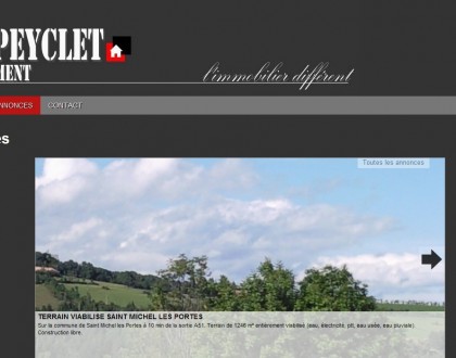 Site de Paul Peyclet Investissement