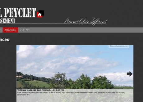 Site de Paul Peyclet Investissement